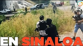 Enfrentamientos entre La Mayiza  Chapiza y Militares en Culiacán Sinaloa [upl. by Ladew671]