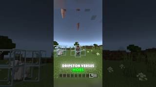 🤣 Dripstone VS Mobs minecraft [upl. by Gothard]