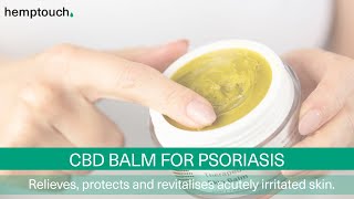 CBD balm for psoriasis  from Hemptouch [upl. by Euqinoj]