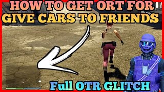 NEW OTR OF THE RADAR FOR GIVE CARS TO FRIENDS GLITCH GTA5 GCTF [upl. by Eidac621]