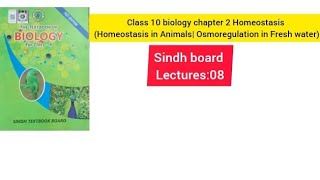 Class 10 biology chapter 2 Homeostasis topic Homeostasis in Animals Osmoregulation in Fresh water [upl. by Katheryn743]