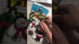 Bucilla Stocking with Lights VIDEO TUTORIAL [upl. by Itin]