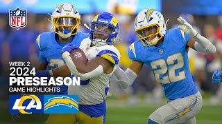 Los Angeles Rams vs Los Angeles Chargers  2024 Preseason Week 2 Game Highlights [upl. by Macintyre298]