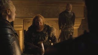 Brianne Jaime Tormund and Davos Drink together Before The battle  Game of thrones 8x02 [upl. by Ilse]