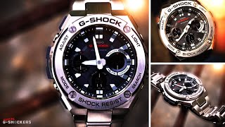 Casio GShock GSTEEL GSTS110D1A [upl. by Sehcaep]