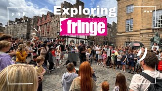 Edinburgh fringe festival 2024 day 1 vlog edinburghfringe [upl. by Lurette]