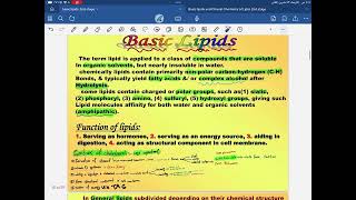 Biochemistry Lipid Metabolism second year part 3 [upl. by Ibok]