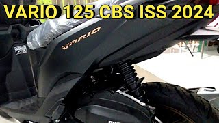 VARIO 125 2024 CBS ISS HITAM DOFF [upl. by Bidle]