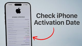 How To Check ANY iPhone Activation Date [upl. by Eldoree]