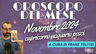 OROSCOPO DEL MESE NOVEMBRE 2024  quarta parte [upl. by Artim]