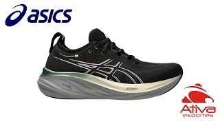 Tênis Asics Gel Nimbus 26 Platinum Masculino 1011B922001 [upl. by Louie]