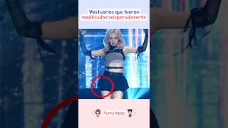 Vestuarios que fueron modificados inesperadamente kpop shorts [upl. by Sirromed286]