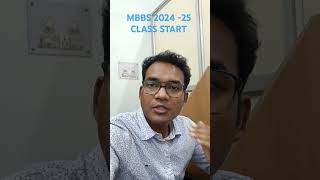 MBBS 202425 Class Start [upl. by Earb]