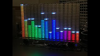 Spectrum analyzer Part1  Build a 16 Bandws2812  small  41cm x 29cm of Larryya [upl. by Anaeli]