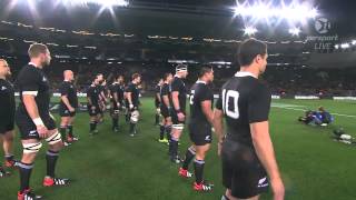 New Zealand vs Australia Anthems amp Haka [upl. by Nannek]