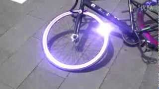 LIght Reflective Fixie Fixed Gear Bike Wheel Rim Stickers by thebeijingshopcom [upl. by Fiertz]