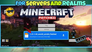 Minecraft Patched 121103 is here 😎  Servers and Realms working 🥳 🔥🔥 [upl. by Valry]