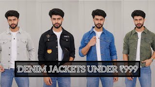 BUDGET DENIM JACKETS UNDER 999  AFFORDABLE DENIM JACKETS FOR FALLWINTER 2023 [upl. by Brenna]