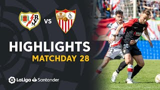 Resumen de Rayo Vallecano vs Sevilla FC 11 [upl. by Ybsorc696]