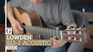 Lowden S23J Acoustic Demo [upl. by Markowitz]