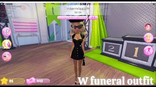 Roblox DRESS TO IMPRESS My Funeral Outfit Voted 1 [upl. by Akire531]