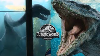 Plesiosaur amp Mosasaurus In Jurassic World Dominion  Biosyn vs InGen [upl. by Nosnah]