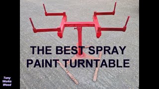 THE BEST SPRAY PAINT TURNTABLE [upl. by Kehr279]