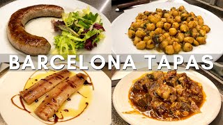 Legendary Tapas at LA BOQUERIA  Spanish Food  Pastries in Barcelona  Casa Mila Tour [upl. by Lashar679]