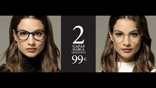 OPTICALIA  2 Gafas de Marca por 99 Euros  Con Cristales Incluidos Sept2018 [upl. by Jenine]