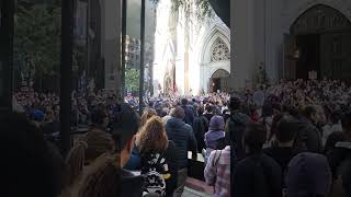 StPatricks Cathedral Procession NYC [upl. by Netloc19]