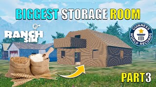 MADE BIGGEST STORAGE ROOM IN RANCH SIMULATOR NEW UPDATE  RANCH SIMULATOR GAMEPLAY IN HINDI  SANZY [upl. by Bindman]