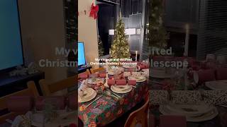 Christmas tablescape christmas merrychristmas christmastable tablescape holidayseason DMV [upl. by Head]