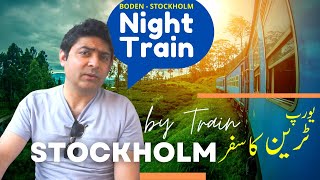 Night Train journey from Boden to Stockholm [upl. by Ettevets]