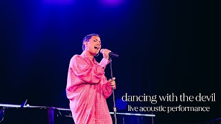 Demi Lovato  Dancing With The Devil Live Acoustic Performance [upl. by Allcot428]