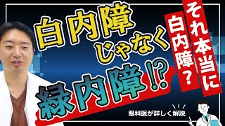 【必見】その症状、本当に白内障ですか？眼科医しか知らない緑内障と白内障の共通点のお話です。 [upl. by Pressey844]