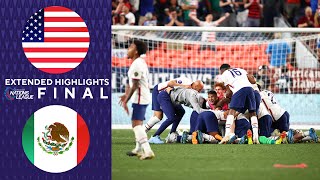 USA vs Mexico Extended Highlights  Concacaf Nations League Final  CBS Sports Golazo [upl. by Nedgo]