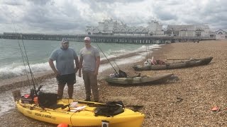 Kayak Fishing Southsea Pier [upl. by Lamaj]