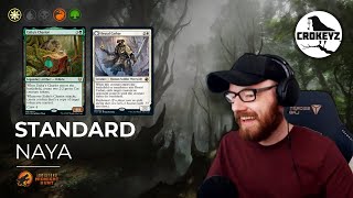 NAYA GAMER Playing Standard  Mythic Ladder  CROKEYZ MTG Arena [upl. by Adia]