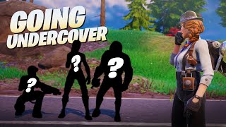 I went UNDERCOVER In my friends game FORTNITE CHALLENGE [upl. by Fotzsyzrk755]