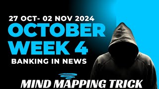 Weekly Current Affairs October 4th Week  Banking Affairs  Banking in News [upl. by Edda]