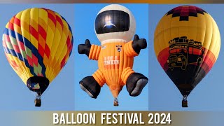 Hot air Balloon festival 2024  Pro Football Hall of Fame  Kent State  Jackson Township [upl. by Goines311]