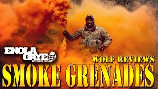 WOLF REVIEWS ENOLA GAYE SMOKE GRENADES [upl. by Gaile]