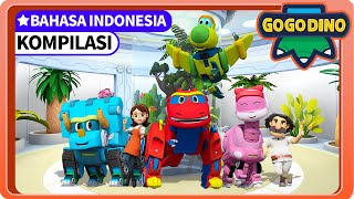 【GOGODINO EXPLORERS】Episod Penuh  EP0126  Kompilasi  Dinosaurus  Kartun Anak  Bahasa Indonesia [upl. by Attinahs]