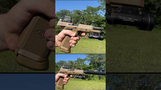 45ACP No Silencer vs Silencer [upl. by Hasan]