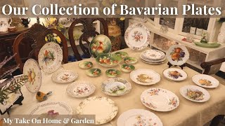 My Bavarian China Plate Collection  Schumann Dresden Heinrich amp Co Winterling Schwarzenbach [upl. by Spatz]