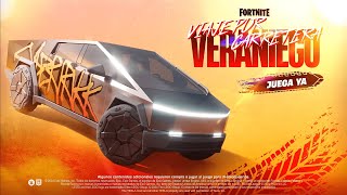 NUEVO TESLA CYBERTRUCK GRATIS PARA TODOS ACTUALIZACION FORTNITE VERTICAL shorts [upl. by Ainecey]