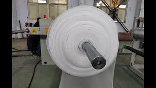 EPE foam sheet extrusion machine Model170 EPE matress pat machine [upl. by Ellesig926]