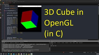 Live coding 3D Cube in OpenGL 12 in C [upl. by Shalne417]