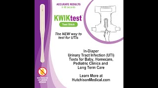 KWIKtest InDiaper Urinary Tract Infection UTI Test [upl. by Neitsirhc]