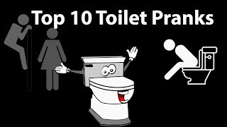 Top 10 Funniest Toilet Pranks  Funny Practical Jokes To Pull In Your Washroom amp Public Bathroom [upl. by Nylaroc]